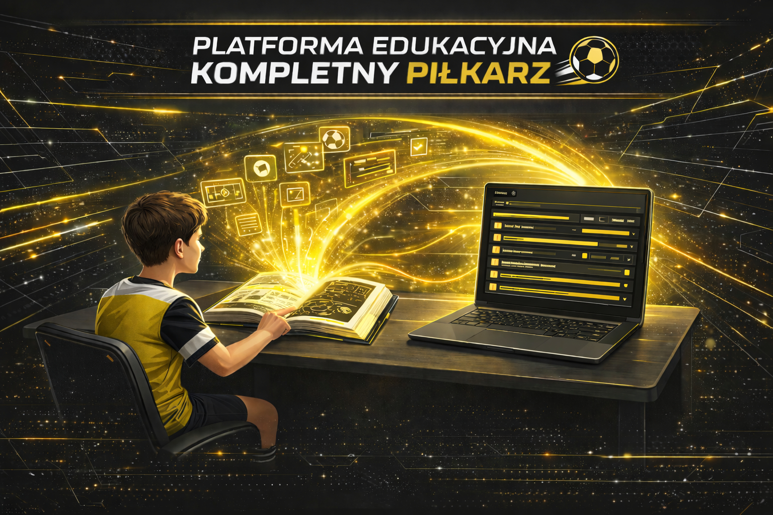 Połączenie książki i platformy